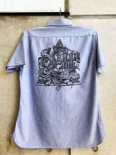 オリジナルオックスフォードショートスリーブシャツ(ブルー) / ORIGNAL OXFORD S/S SHIRT (BLUE)