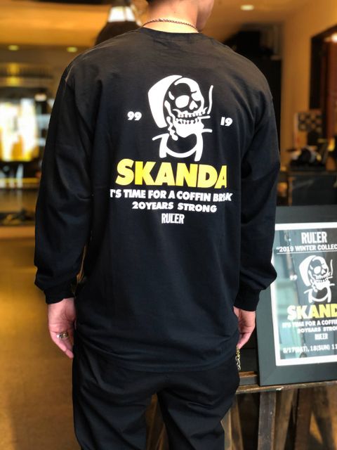 RULER × SKANDA W NAME L/S TEE