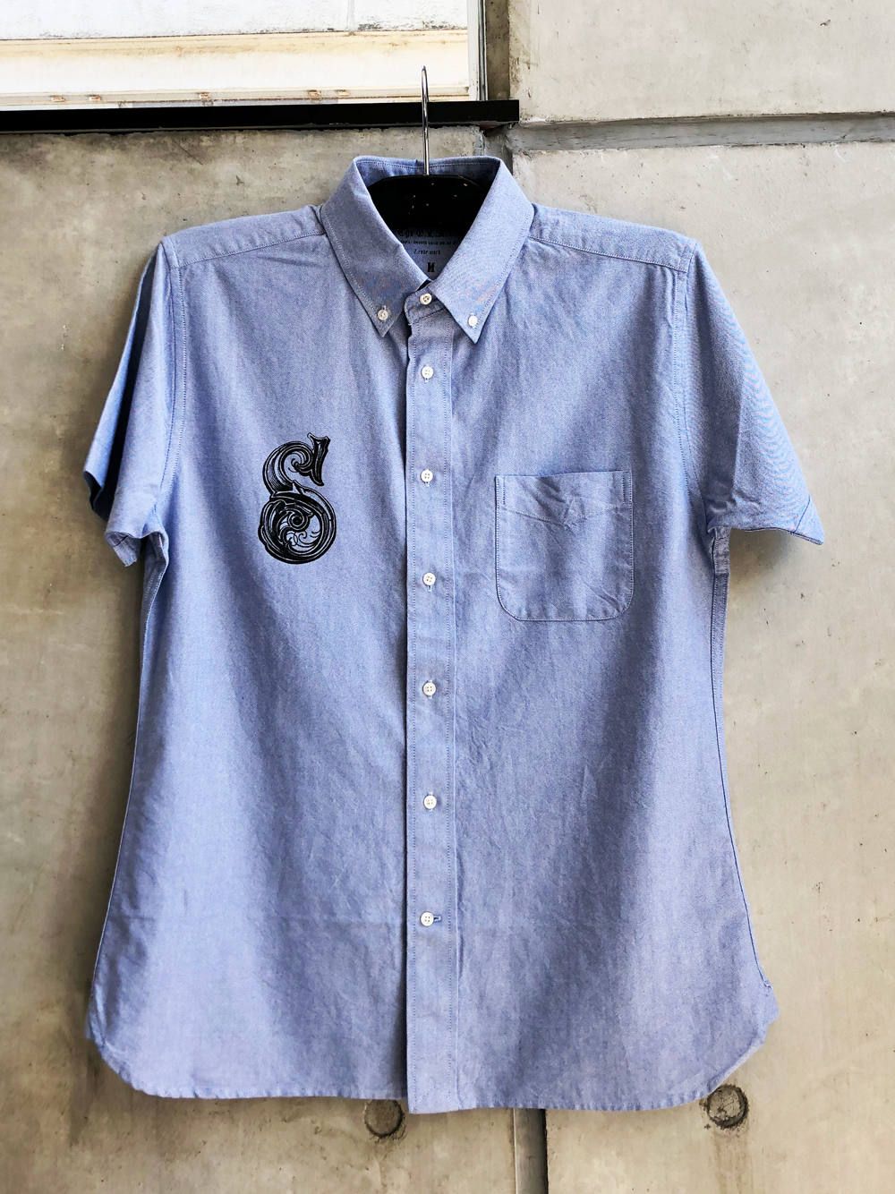 オリジナルオックスフォードショートスリーブシャツ(ブルー) / ORIGNAL OXFORD S/S SHIRT (BLUE)