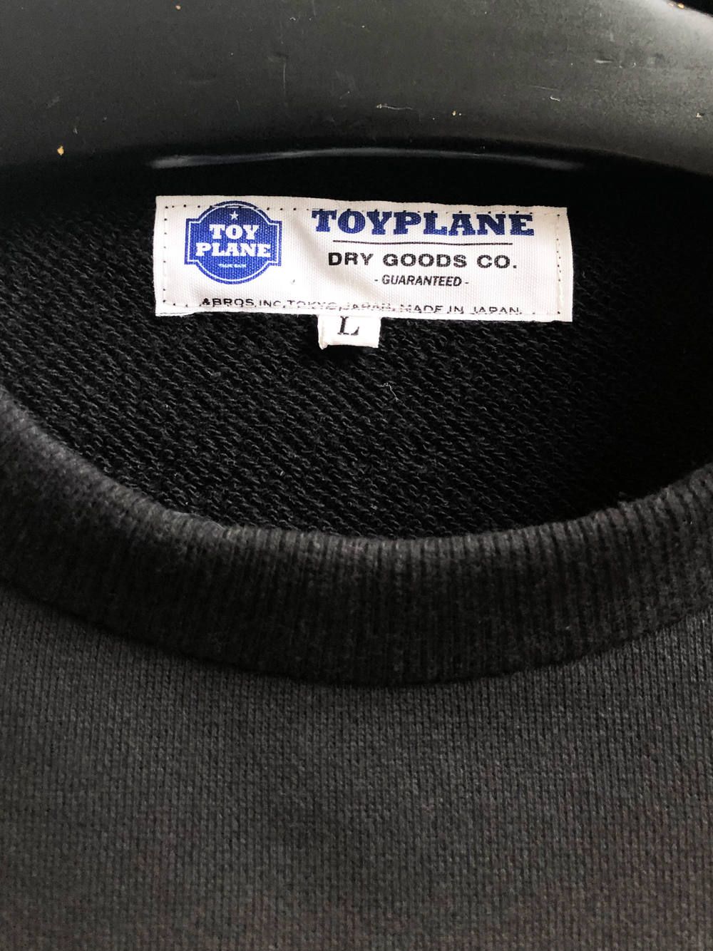 PANEL CREW NECK SWEAT(BLACK/WHITE/GRAY)