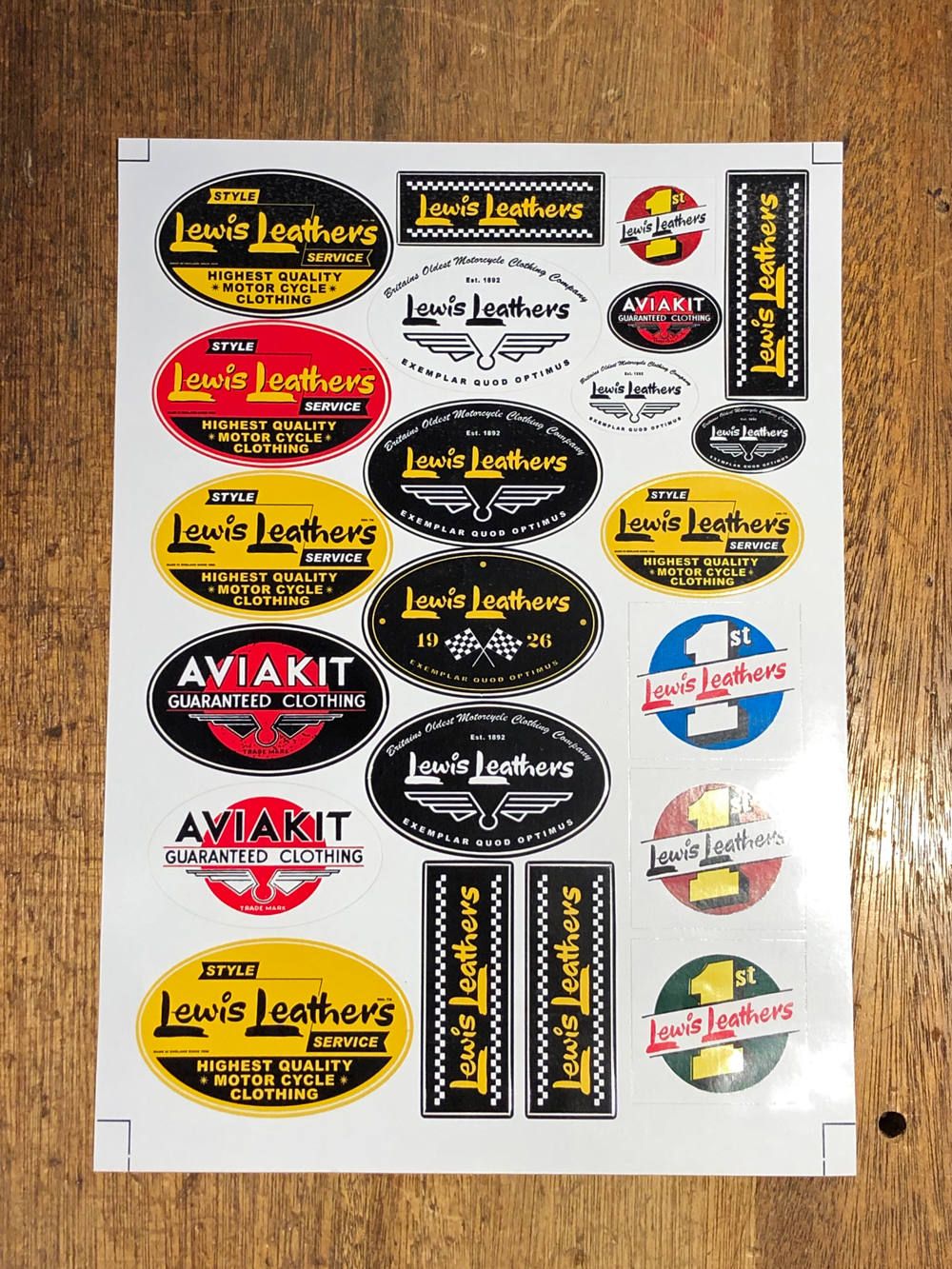 【即日発送可能】LEWIS LEATHERS "STICKER SET"