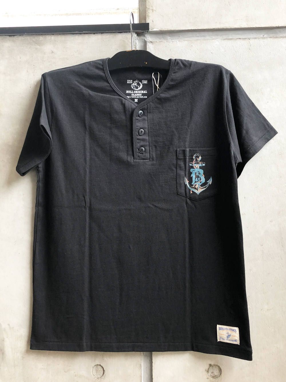 アンカーショートスリブTシャツ(ブラック) / ANCHOR S/S Tsh (BLACK)