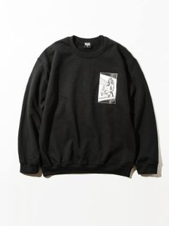 HB クルーネックスエットシャツ (BLACK) / HB Crew Neck Sweat Shirts (BLACK)