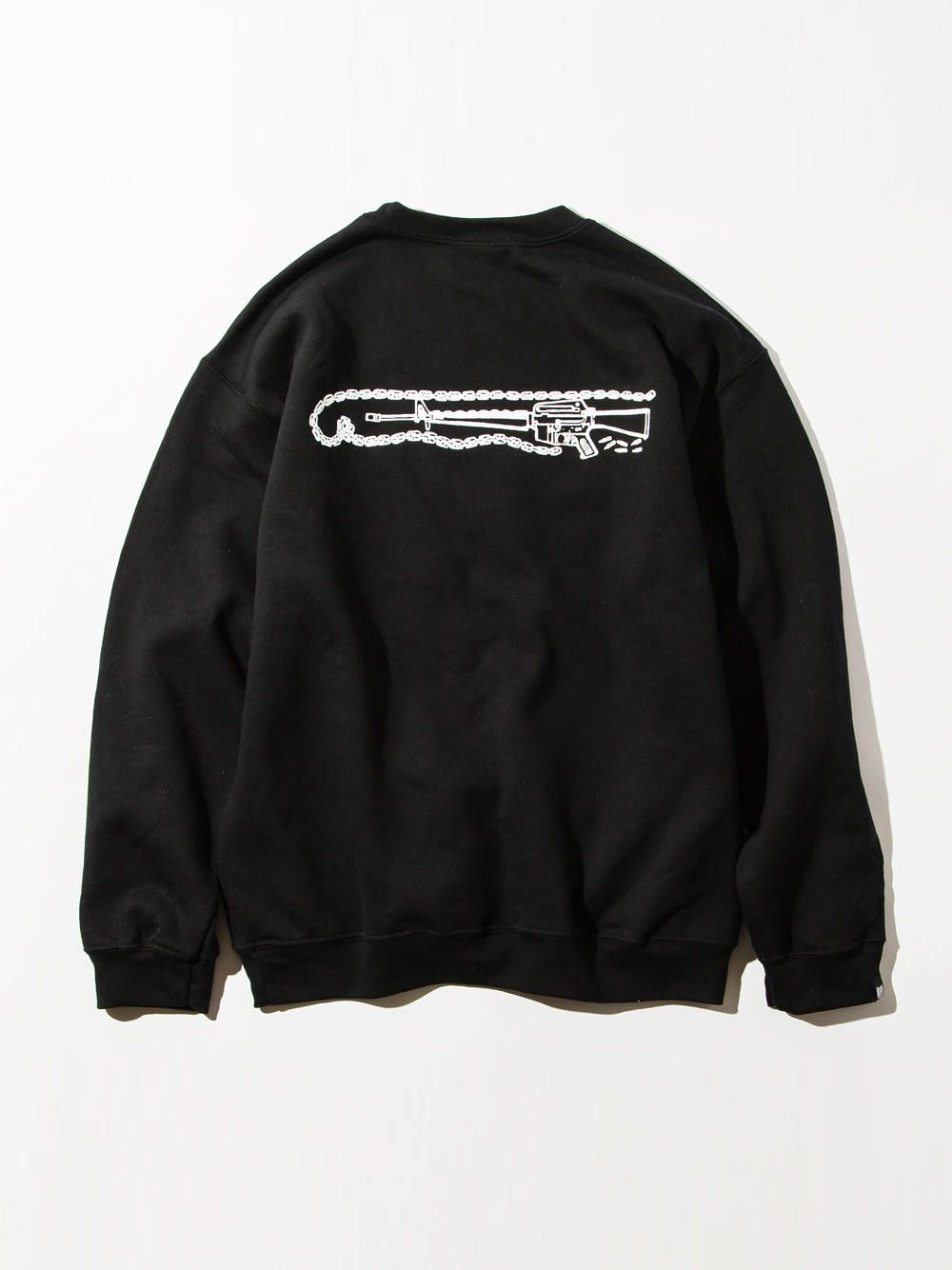 HB クルーネックスエットシャツ (BLACK) / HB Crew Neck Sweat Shirts (BLACK)