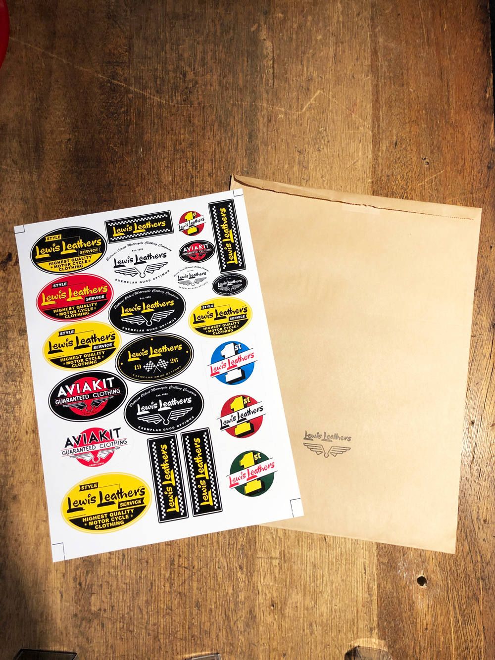 【即日発送可能】LEWIS LEATHERS "STICKER SET"