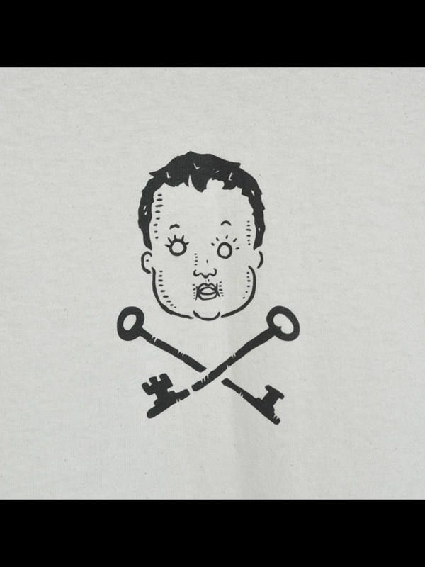 リトルビレッジ ベイビー Tシャツ (ホワイト) / "LITTLE VILLAGE & CO" LOGO TEE (WHITE)