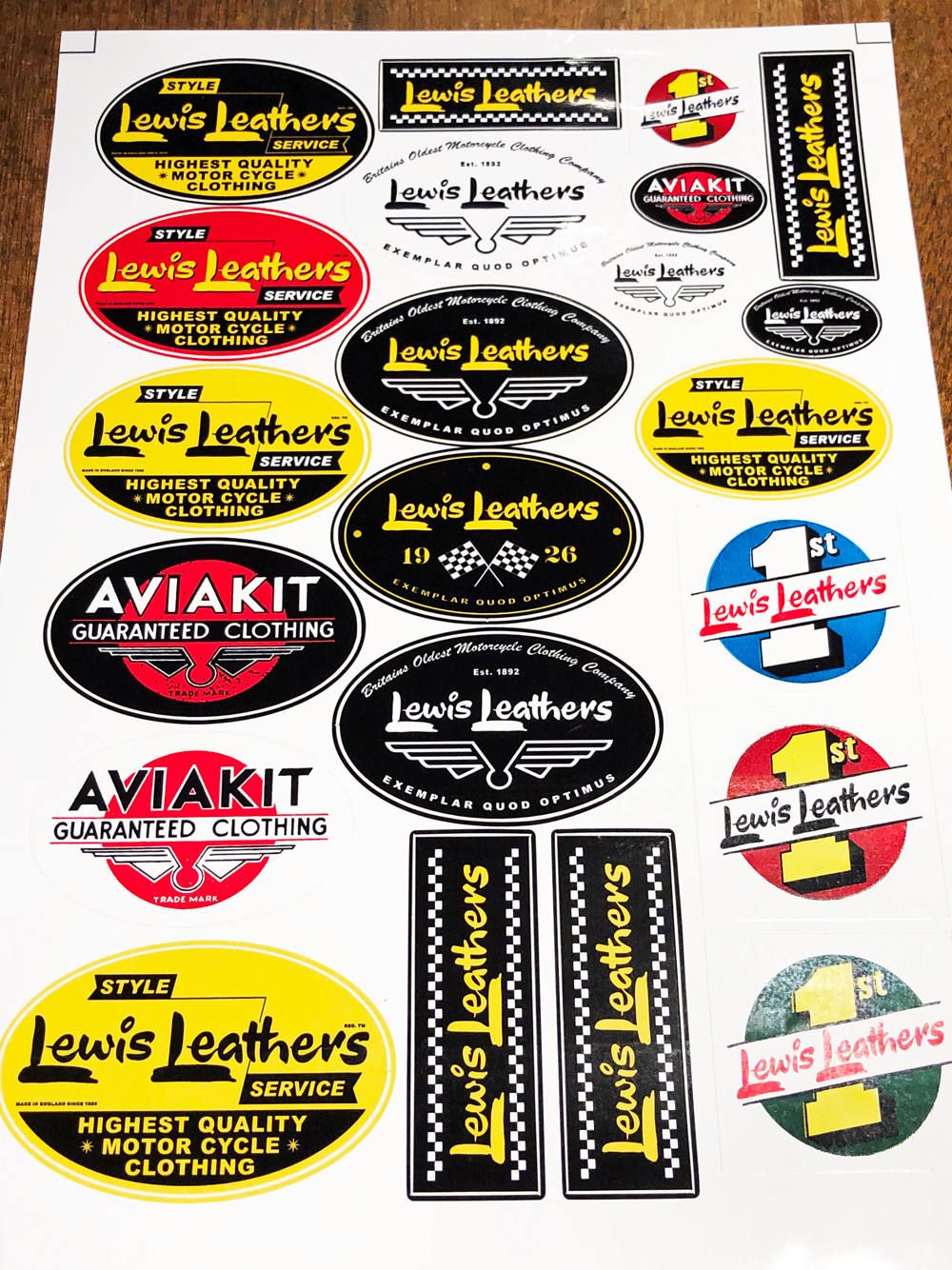 【即日発送可能】LEWIS LEATHERS "STICKER SET"