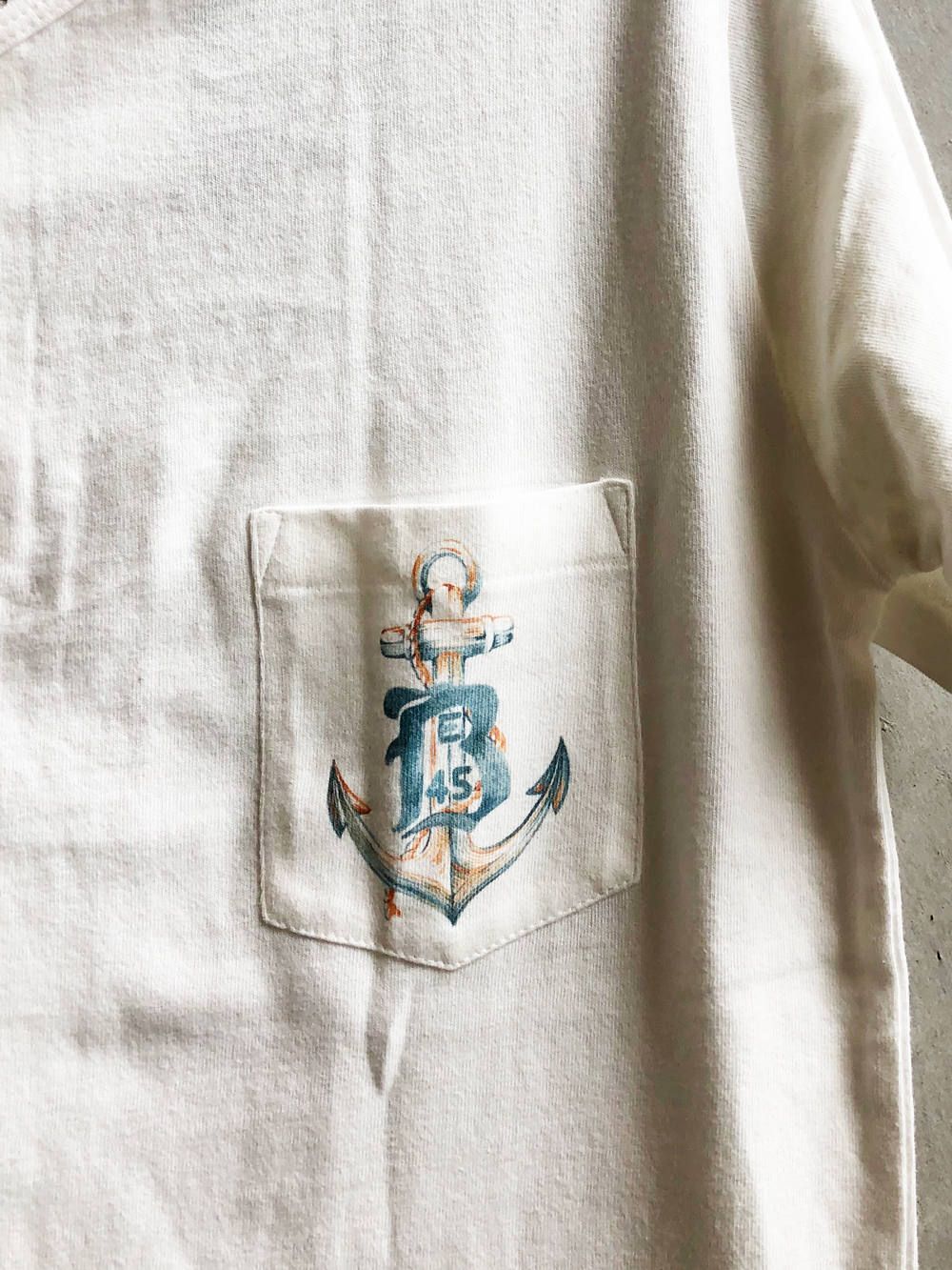 アンカーショートスリブTシャツ(ホワイト) / ANCHOR S/S Tsh (WHITE)