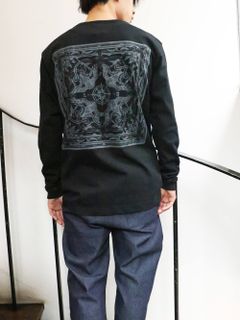 SKANDAオリジナルバンダナ L/S-Tシャツ (ブラック) / ORIGNAL BANDANA L/S TEE (BLACK)