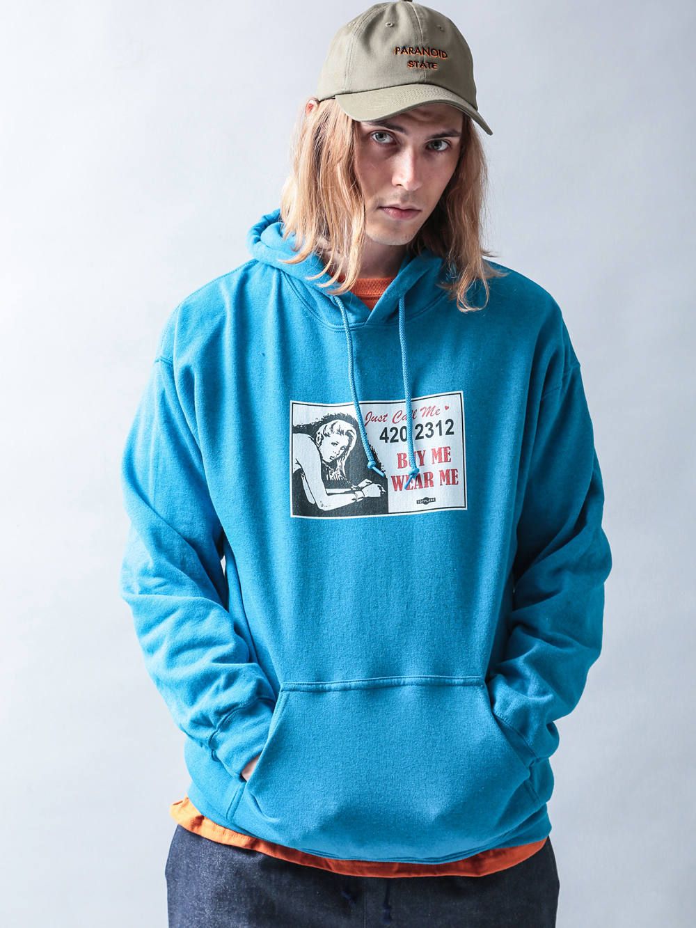 ラバーズフード(ブルー) / LOVERS HOODIE (BLUE)