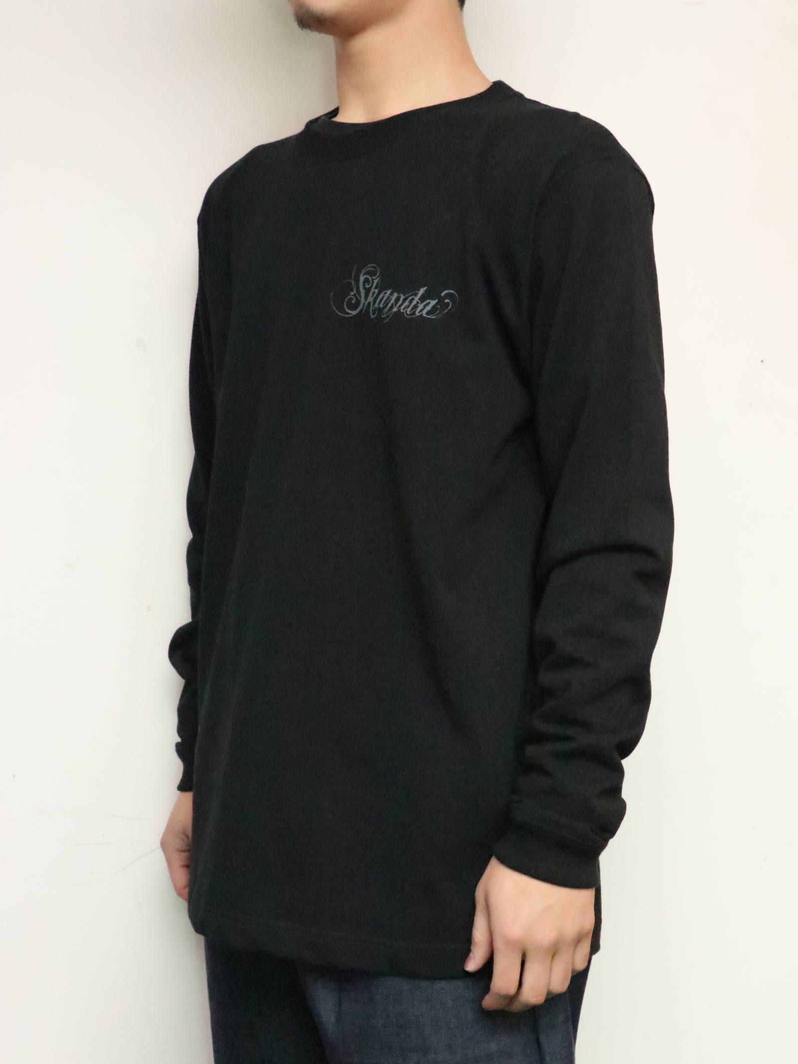 SKANDAオリジナルバンダナ L/S-Tシャツ (ブラック) / ORIGNAL BANDANA L/S TEE (BLACK)