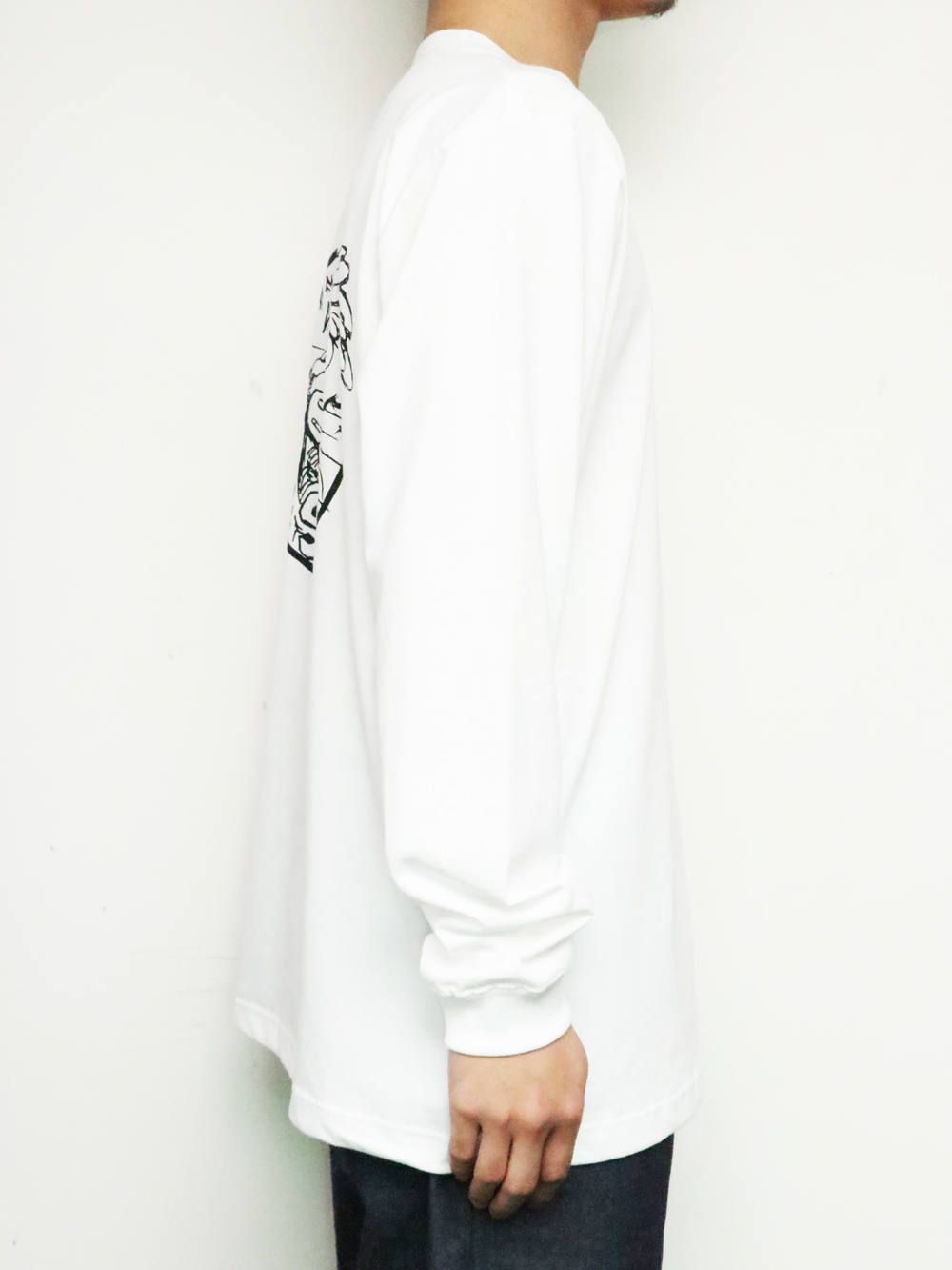 SKANDAオリジナル SV L/S Tシャツ (ホワイト) / SKANDAORIGNAL SV L/S -TSHIRT (WHITE)