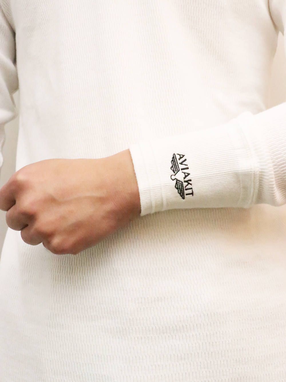 "AVIAKIT WAFFLE" T-SHIRTS (WHITE)