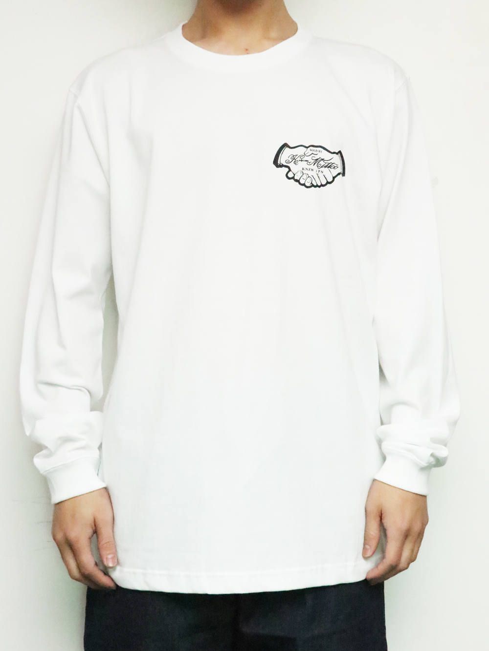 SKANDAオリジナル SV L/S Tシャツ (ホワイト) / SKANDAORIGNAL SV L/S -TSHIRT (WHITE)