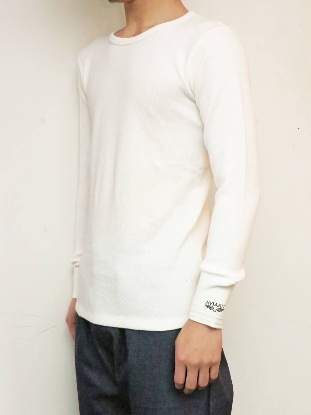 "AVIAKIT WAFFLE" T-SHIRTS (WHITE)