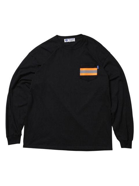 リフレクトポケットロングスリーブTシャツ (ブラック) / REFRECT POCKET L/S TEE (BLACK)