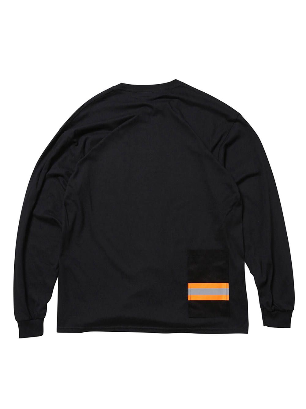リフレクトポケットロングスリーブTシャツ (ブラック) / REFRECT POCKET L/S TEE (BLACK)