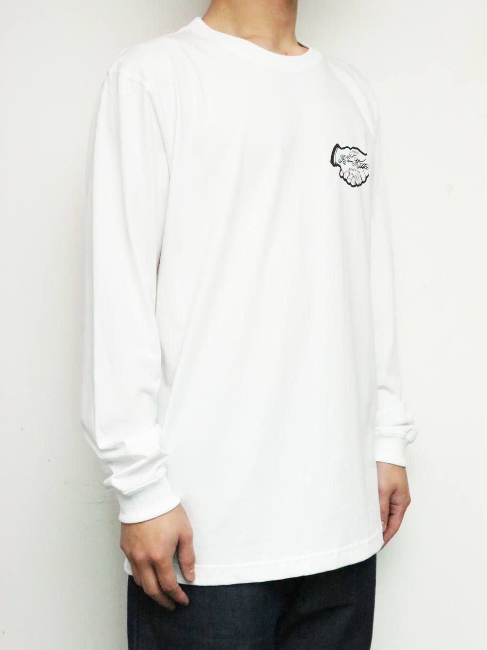 SKANDAオリジナル SV L/S Tシャツ (ホワイト) / SKANDAORIGNAL SV L/S -TSHIRT (WHITE)