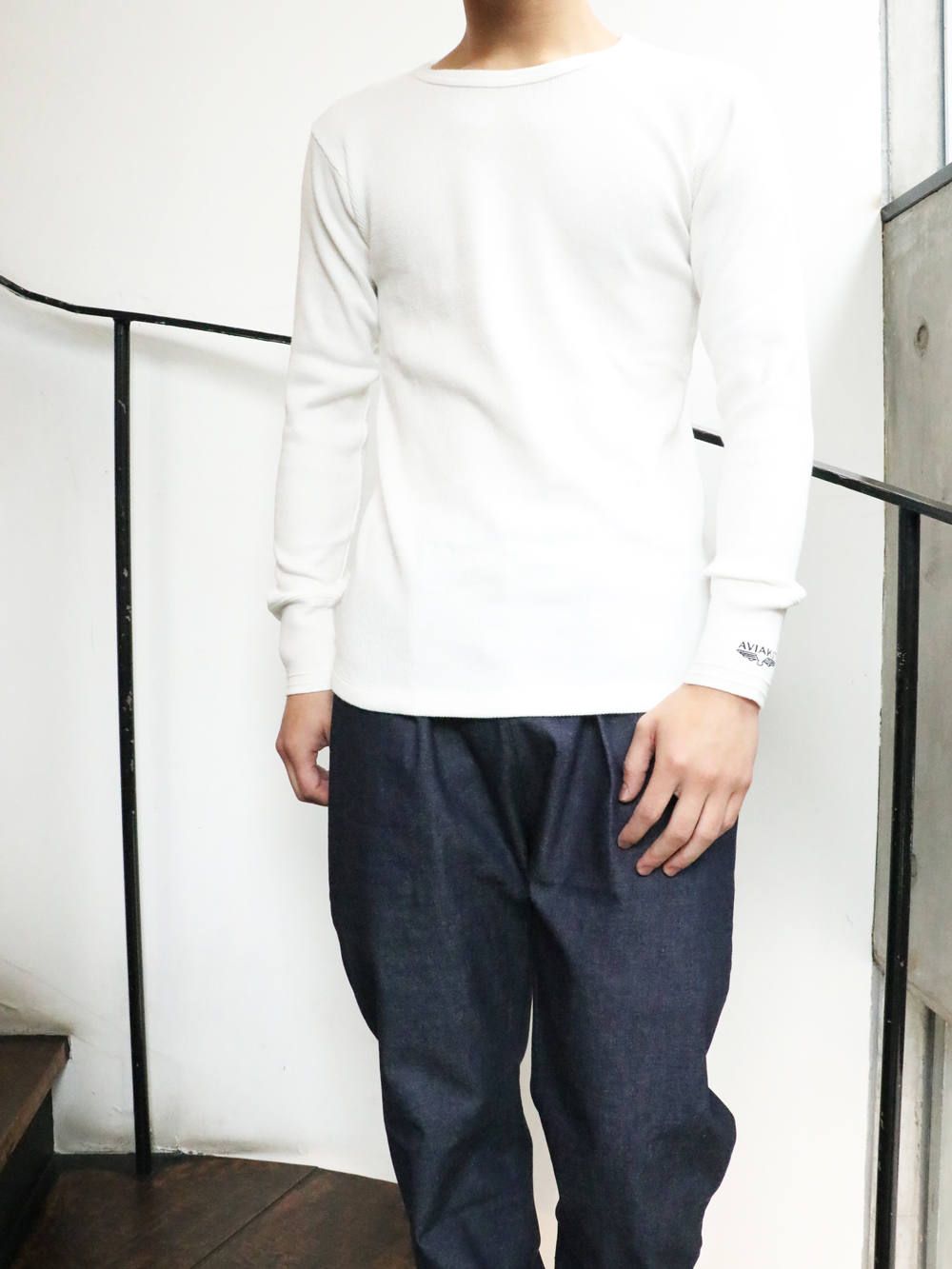 "AVIAKIT WAFFLE" T-SHIRTS (WHITE)