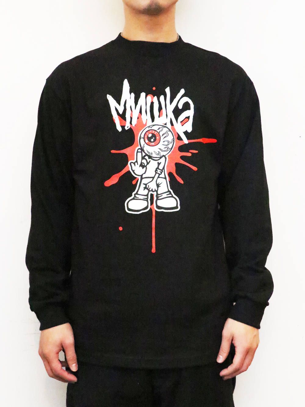 MISHKA - バッドアティチュードロングスリーブTシャツ(ブラック) / BAD