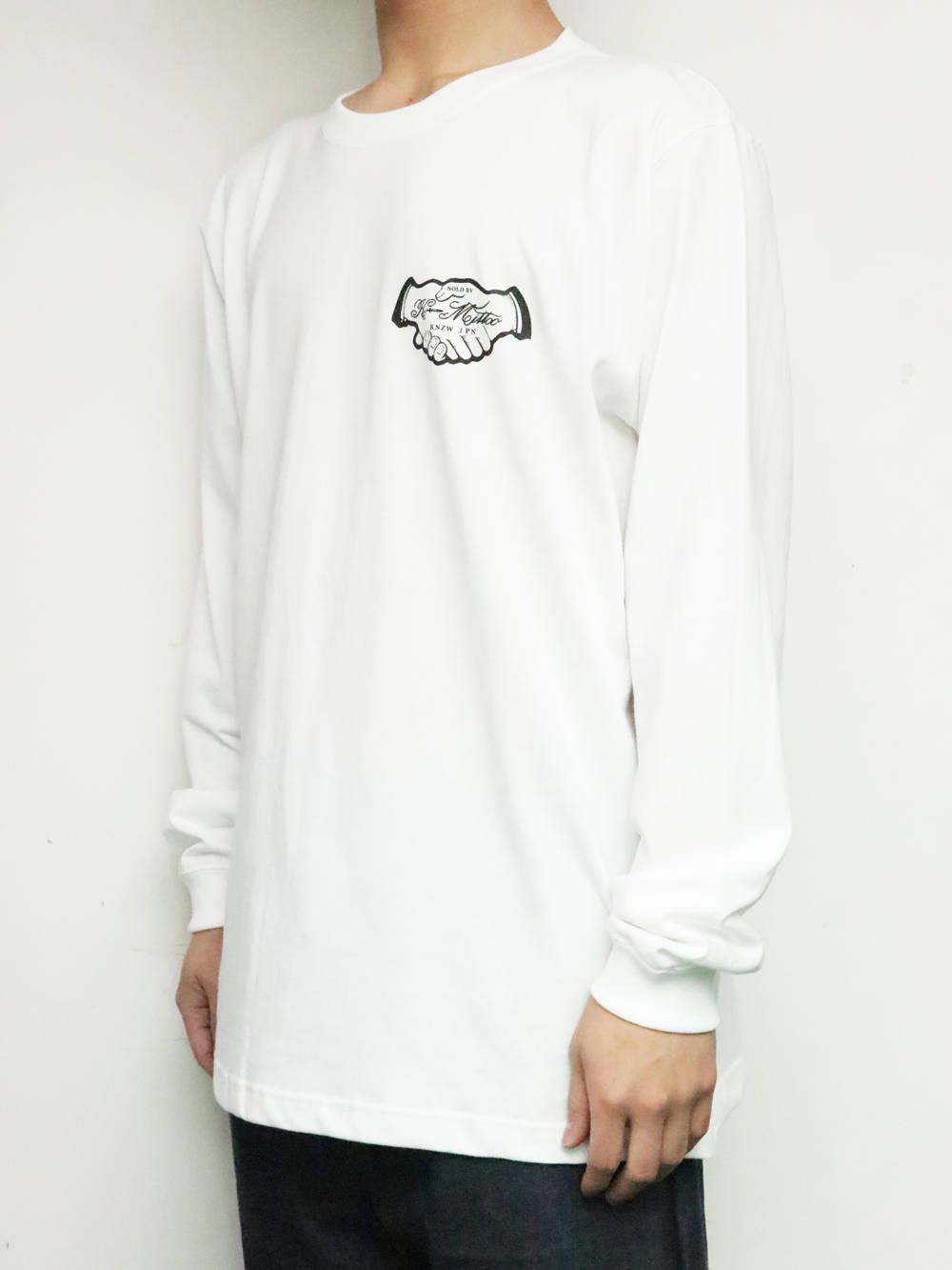 SKANDAオリジナル SV L/S Tシャツ (ホワイト) / SKANDAORIGNAL SV L/S -TSHIRT (WHITE)