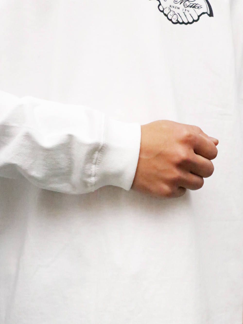 SKANDAオリジナル SV L/S Tシャツ (ホワイト) / SKANDAORIGNAL SV L/S -TSHIRT (WHITE)