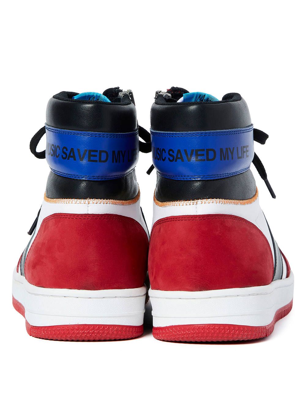 MSML(MUSIC SAVED MY LIFE) - ジップスニーカー(レッド) / ZIP SNEAKER (RED) | SKANDA