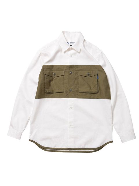 ミリトラッドシャツ(ホワイト) / MILI-TRAD SHIRT (WHITE)