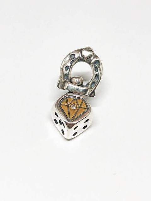GANGSTERVILLE & galcia DICE NECKTOP (SILVER×BRASS)