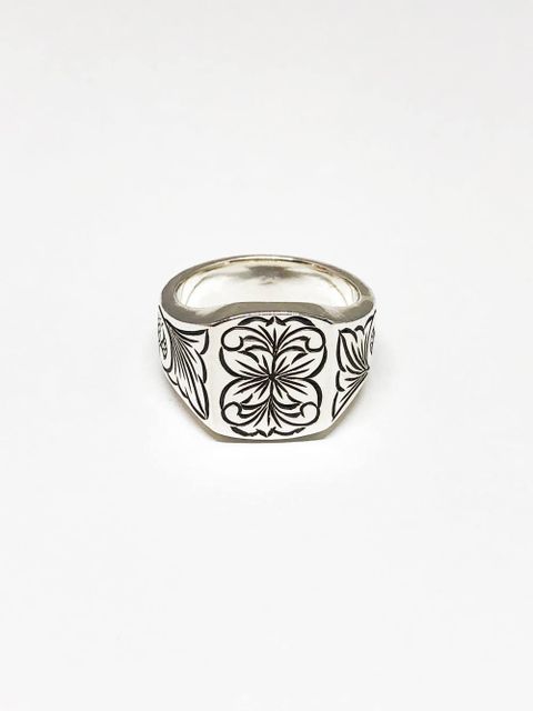 RECTANGLE ENGRAVING RING (SILVER925)