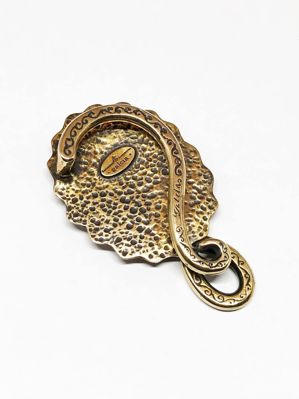 CONCHO & AGAVE KEYHOLDER (BRASS)