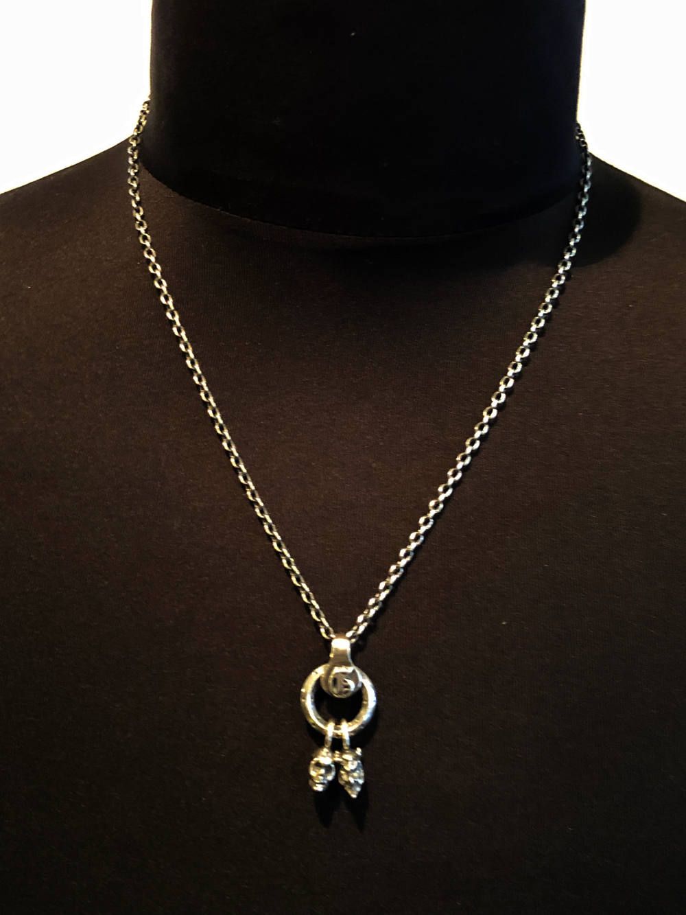 GANGSTERVILLE & galcia SKULL & DEVIL NECKTOP (SILVER925)