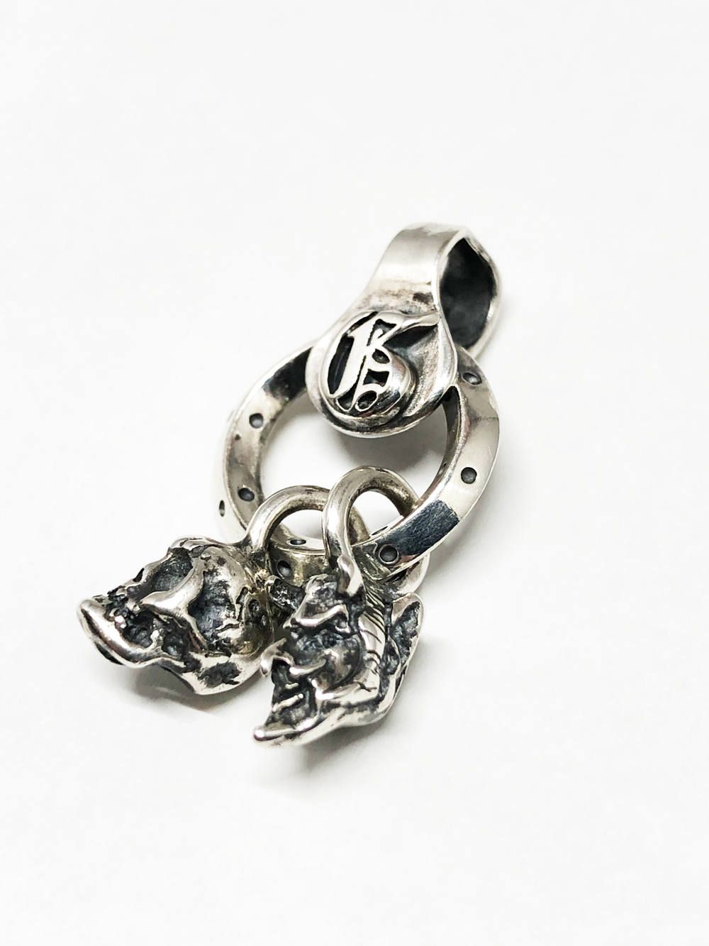 GANGSTERVILLE & galcia SKULL & DEVIL NECKTOP (SILVER925)