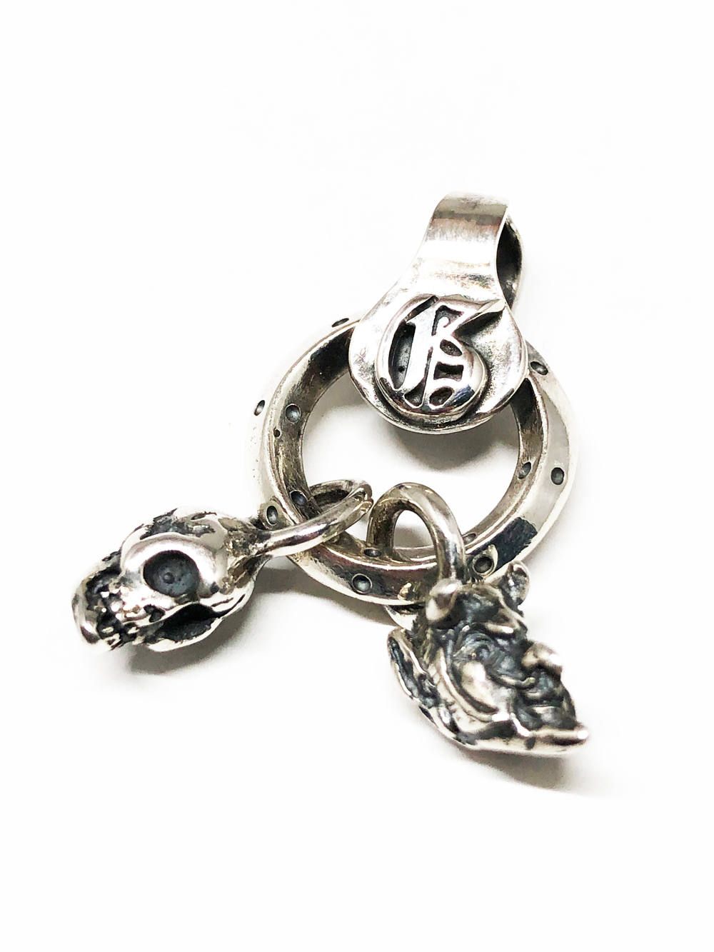 GANGSTERVILLE & galcia SKULL & DEVIL NECKTOP (SILVER925)