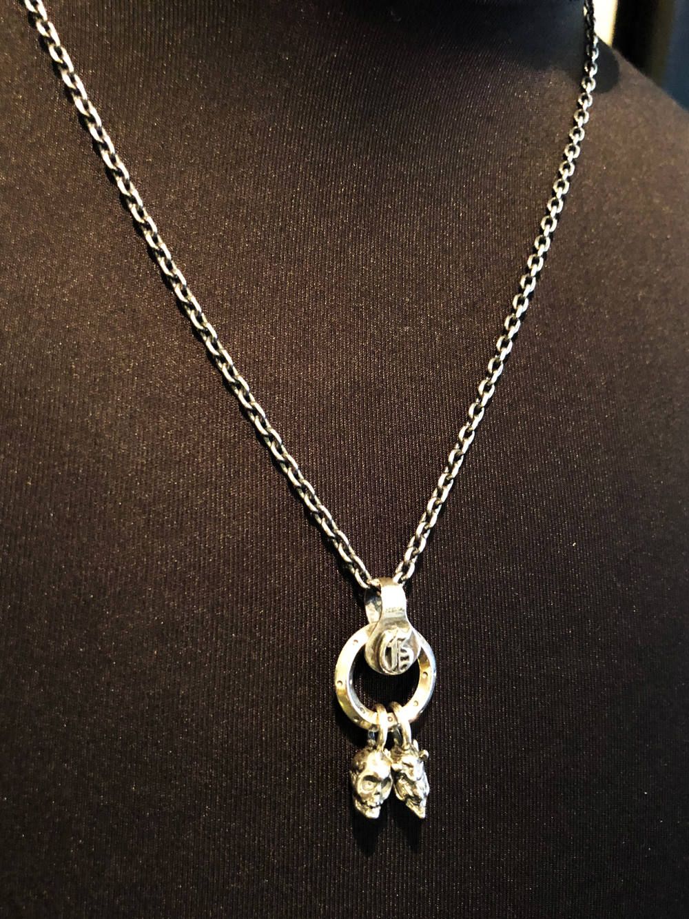 GANGSTERVILLE & galcia SKULL & DEVIL NECKTOP (SILVER925)