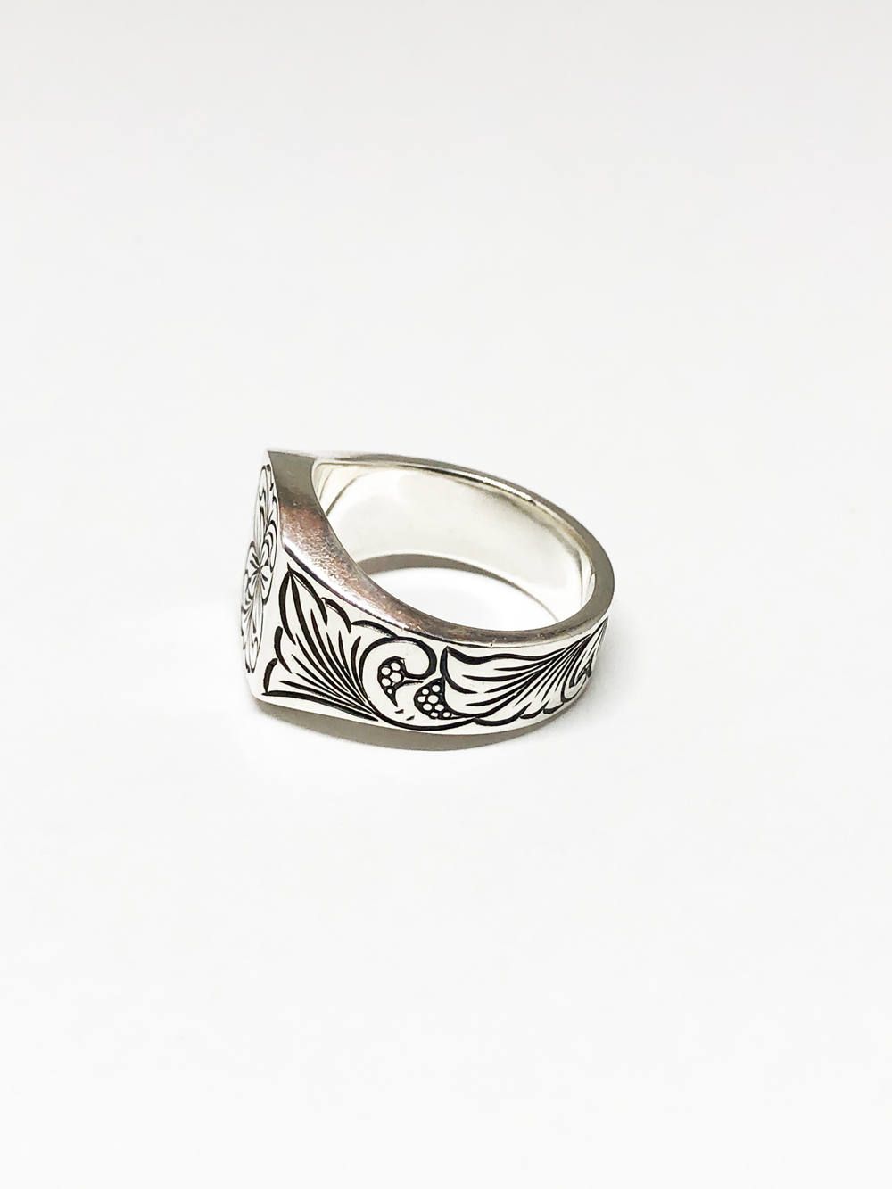 RECTANGLE ENGRAVING RING (SILVER925)