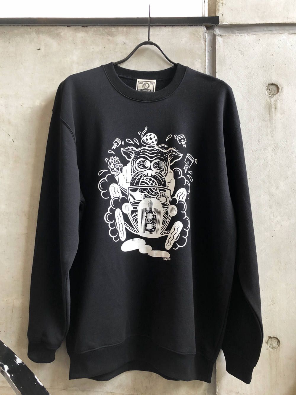 BULL CLASSICS - コットンピッキン×ブルオリジナルスウェット (ブラック) / COTTON PICKIN×BULLORIGINAL  SWEAT (BLACK) | SKANDA