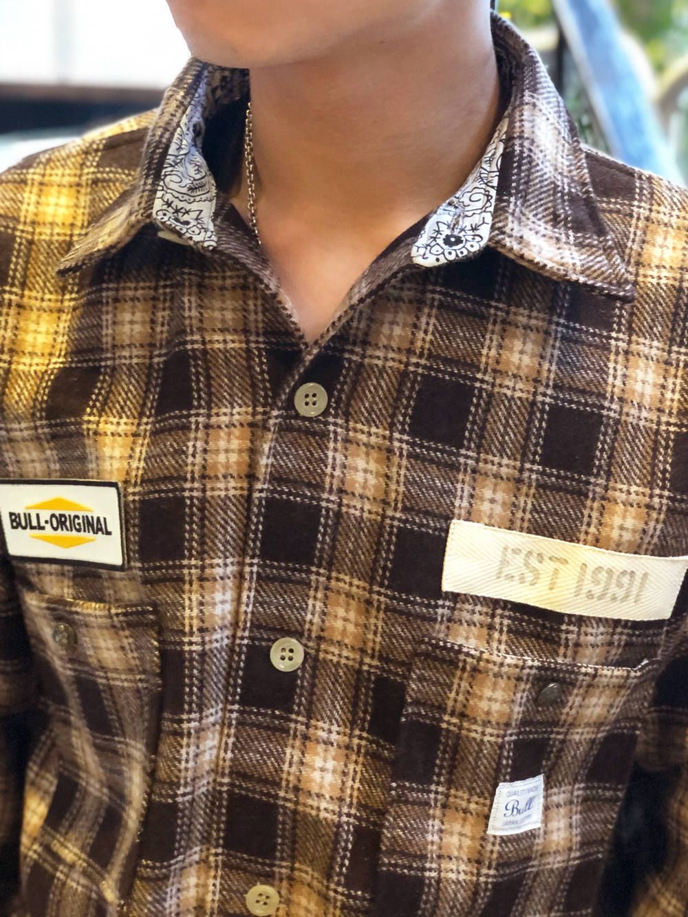 クラシックスチェックシャツ(ブラウン) / CLASSICS CHECK SHIRT (BROWN)