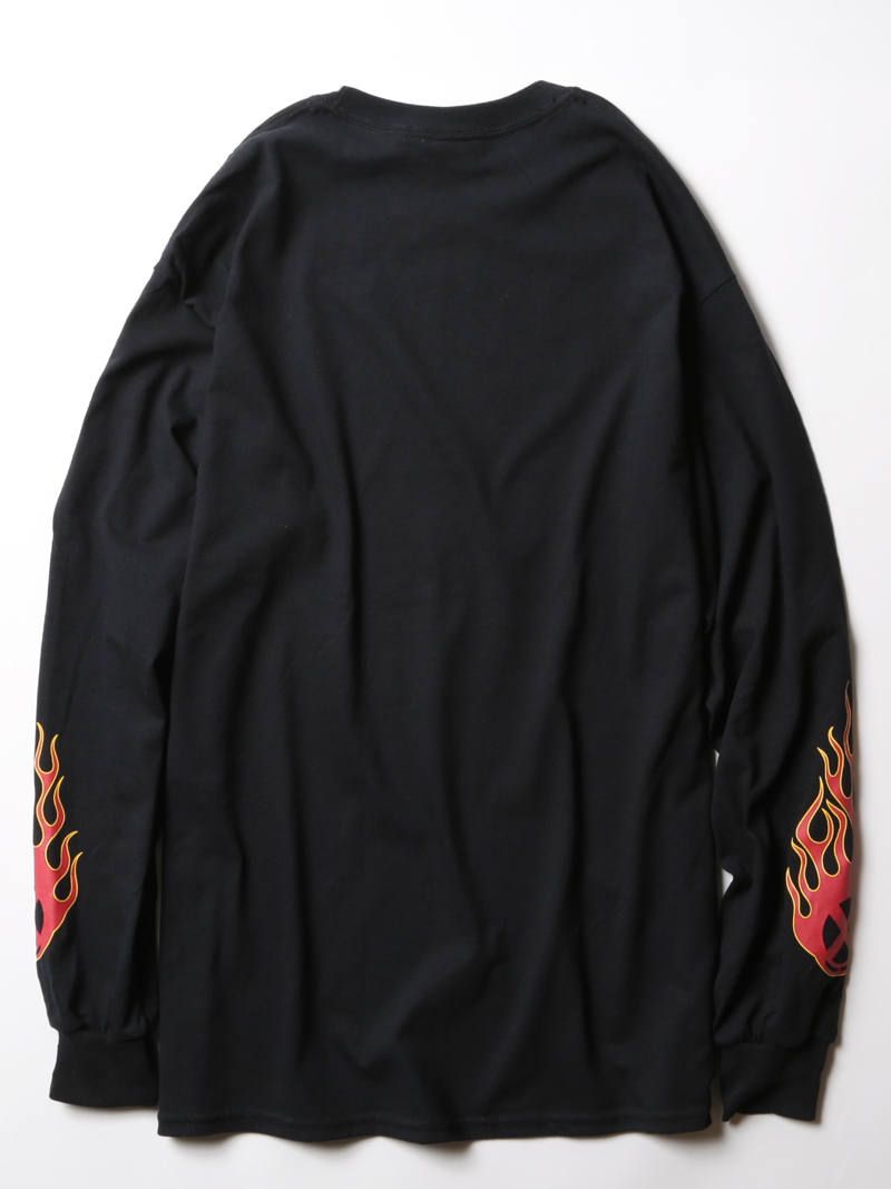 BxHフレームロングスリーTシャツ / BxH Flames L/S Tee