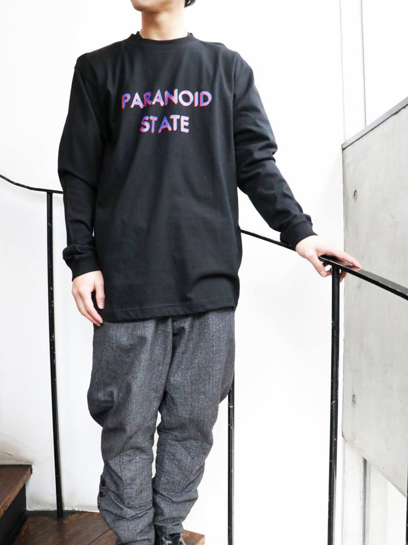 ロングスリーブパラノイドステイトTシャツ (ブラック) / L/S PARANOID STATE TEE (BLACK)