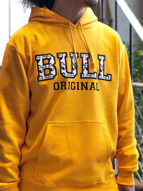 ムーンアイズ×ブルオリジナル フーディ (イエロー) / MOONEYES×BULLORIGINAL FOODY (YELLOW)