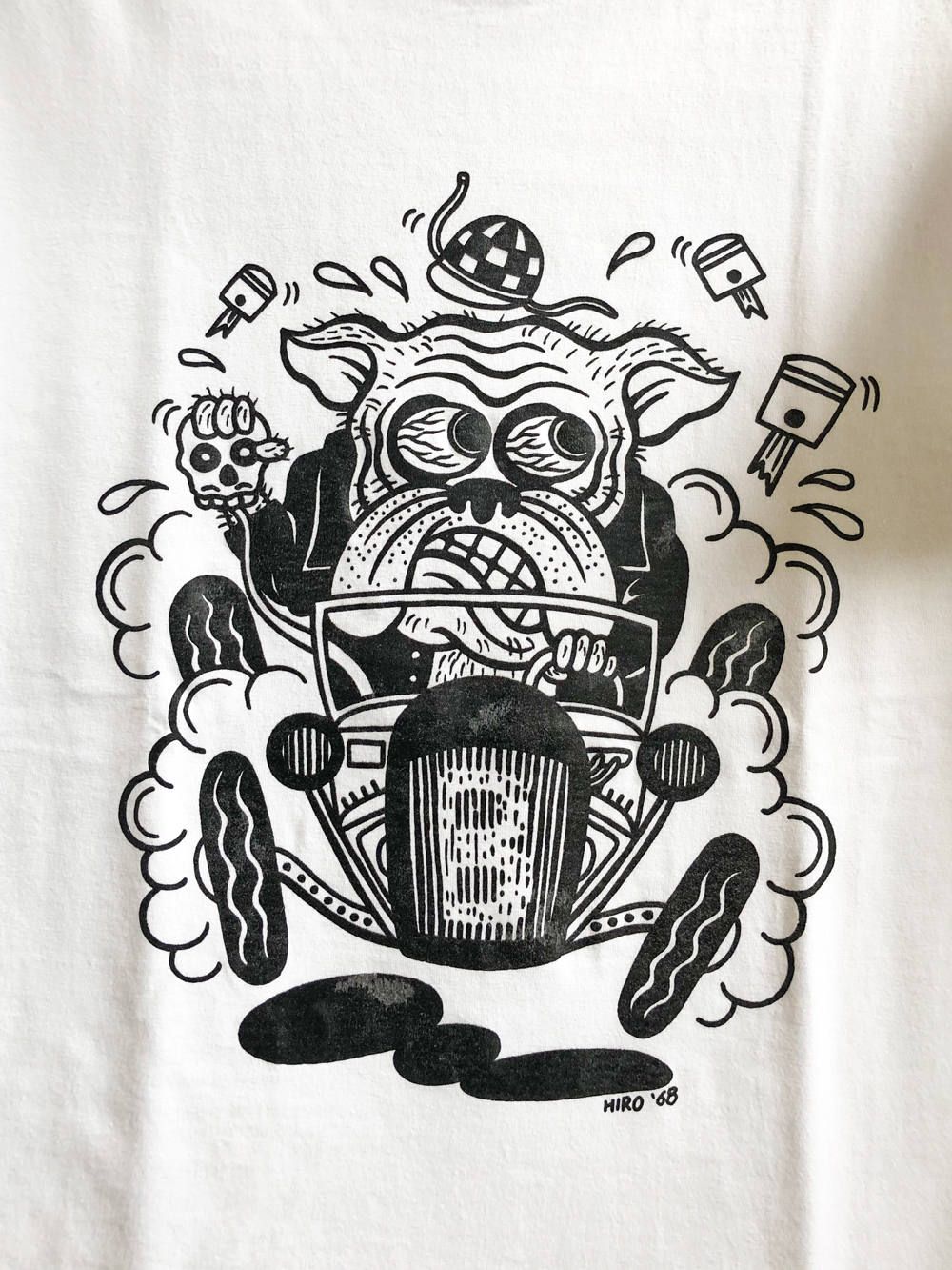 コットンピッキン×ブルオリジナルTシャツ(ホワイト) / COTTON PICKIN×BULLORIGINAL TEE (WHITE)
