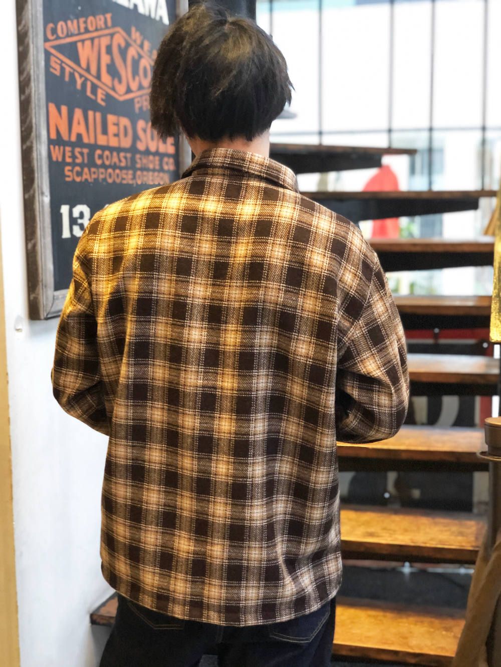 クラシックスチェックシャツ(ブラウン) / CLASSICS CHECK SHIRT (BROWN)