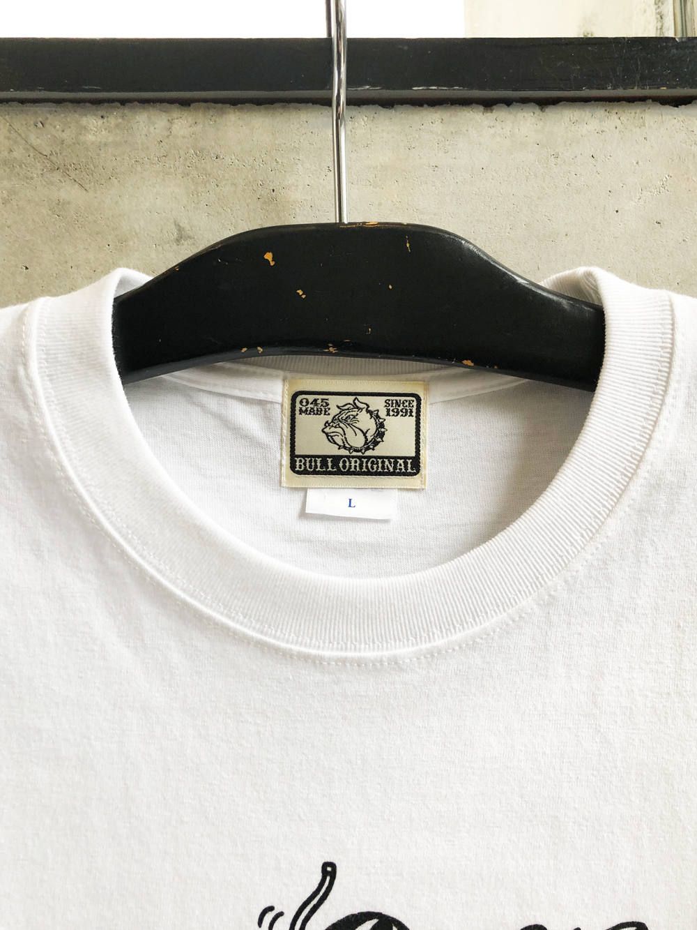 コットンピッキン×ブルオリジナルTシャツ(ホワイト) / COTTON PICKIN×BULLORIGINAL TEE (WHITE)