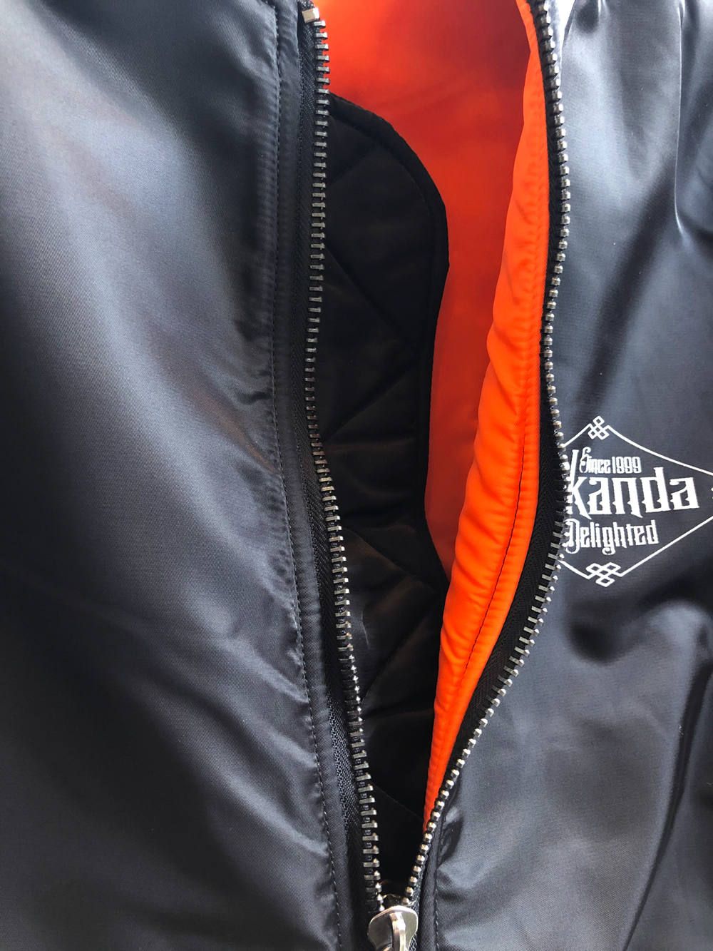 "Wisdom" MA-1 (BLACK)