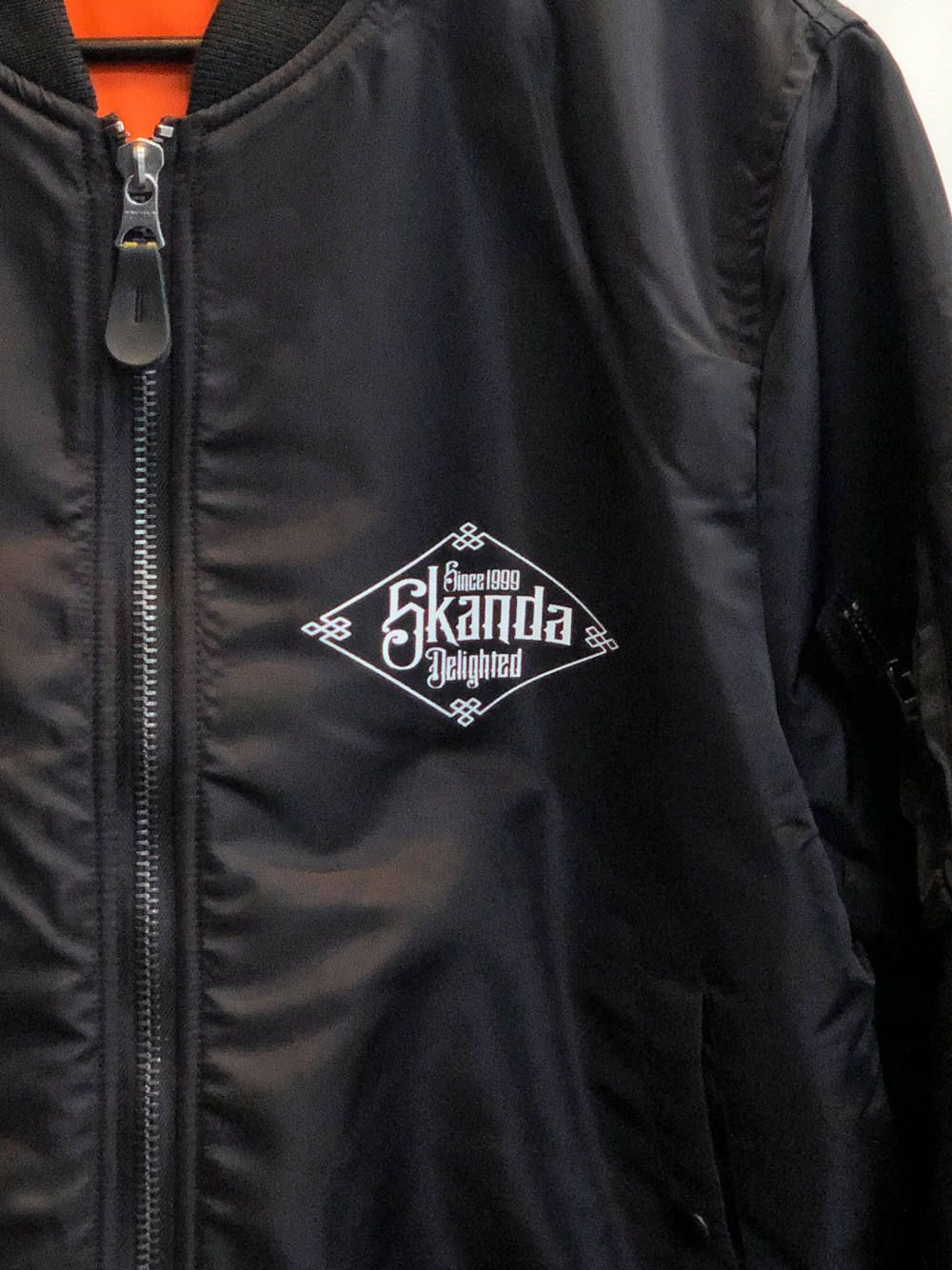 "Wisdom" MA-1 (BLACK)