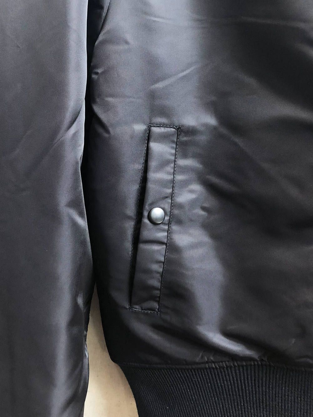 "Wisdom" MA-1 (BLACK)