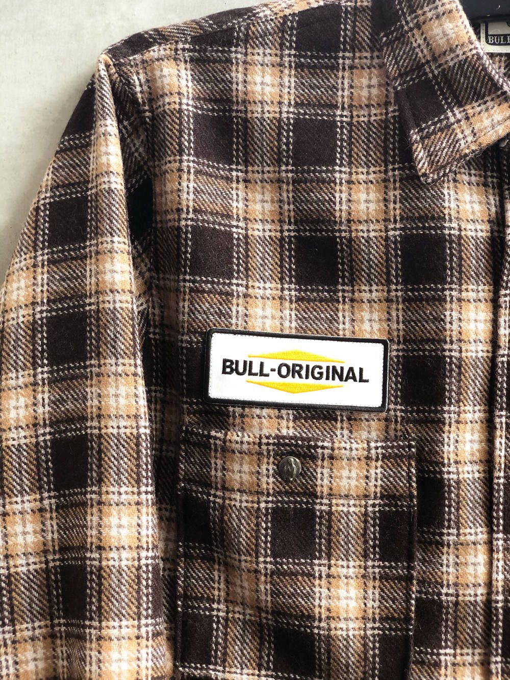 チェックシャツ　BULL ORIGINAL