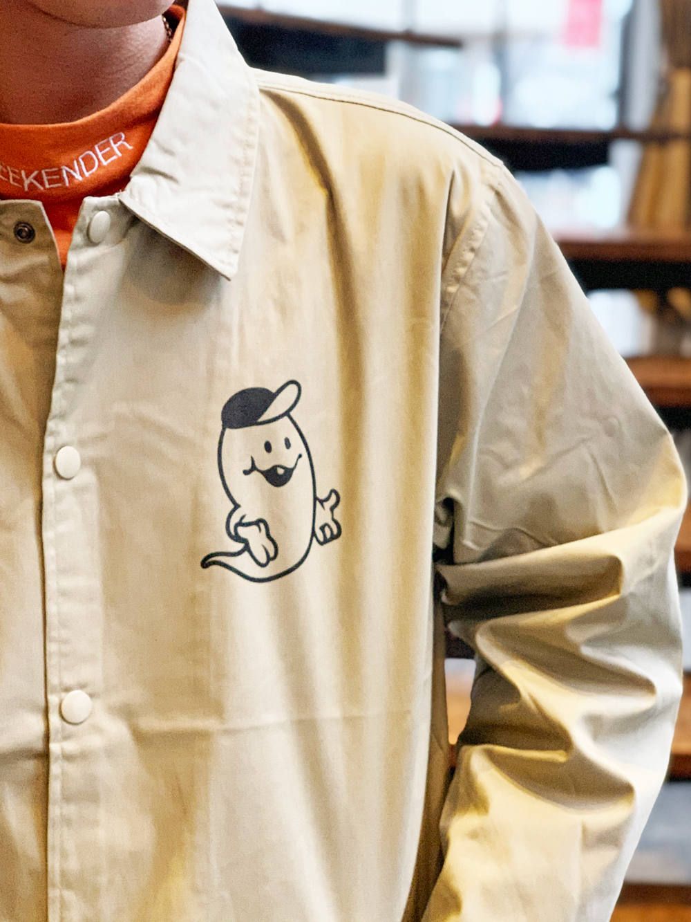 "Wisdom" T/C コーチ ジャケット(ベージュ) /  "Wisdom" T/C COACH JACKET (BEIGE)