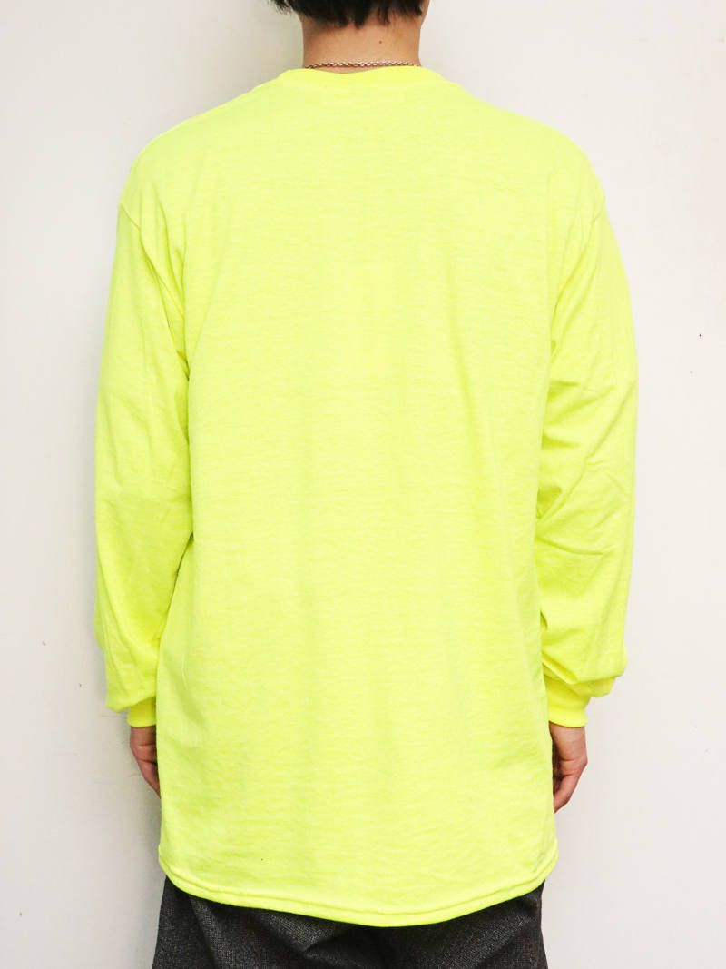 ロングスリーブパラノイドステイトTシャツ (セーフティーイエロー) / L/S PARANOID STATE TEE (S.GREEN)